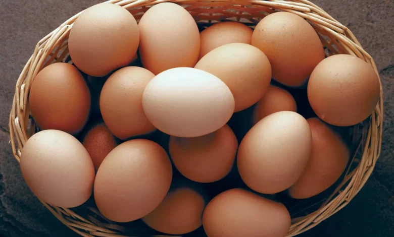 Eggs in a basket
