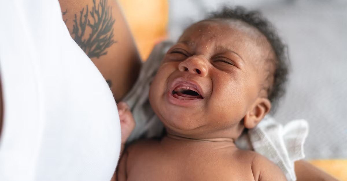 Newborn baby crying