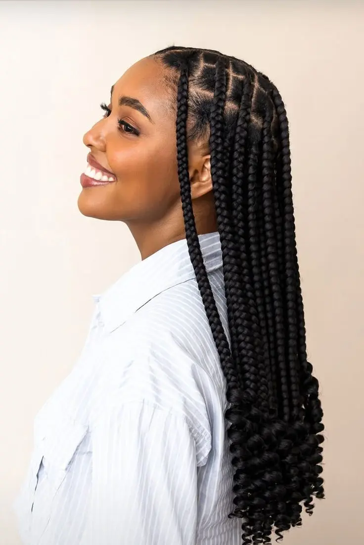Classic Box Braids Image from pinterests