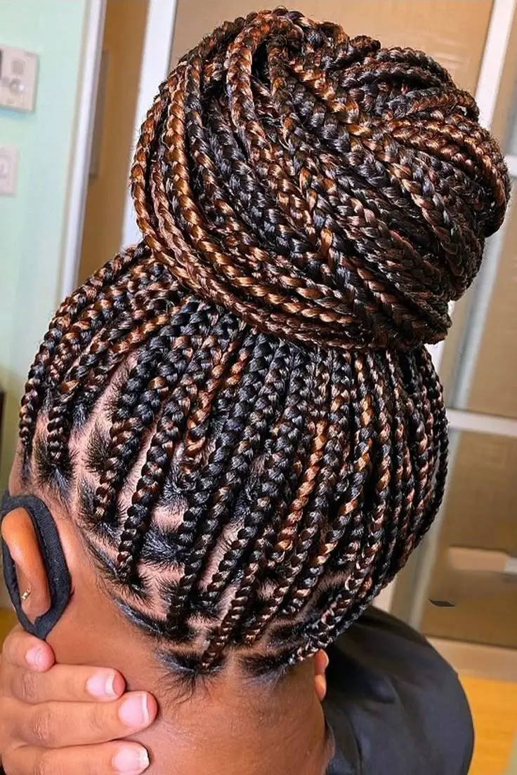 Knotless Braids Image via pinterests